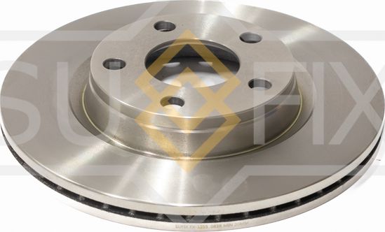 Диск тормозной передний правый/левый 280*22мм AUDI A4 B5 (8D2) 1994-2001,VOLKSWA (Sufix). Артикул FX1255