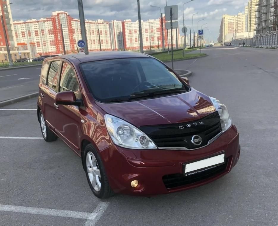 Дефлектор Vip-Tuning для капота Nissan Note I 2009-2012. Артикул NS41