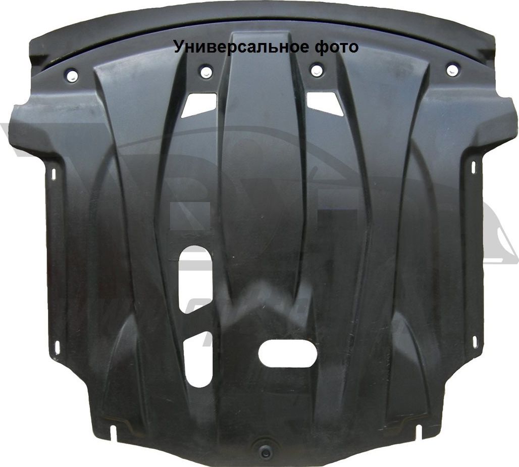 Защита композитная АВС-Дизайн для картера и КПП Kia Rio II рестайлинг 2009-2011. Артикул 11.33k-triabc