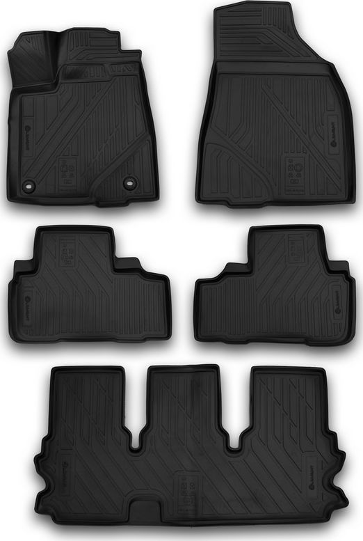 Коврики Element для салона Toyota Highlander III 2014-2026. Артикул CARTYT00003