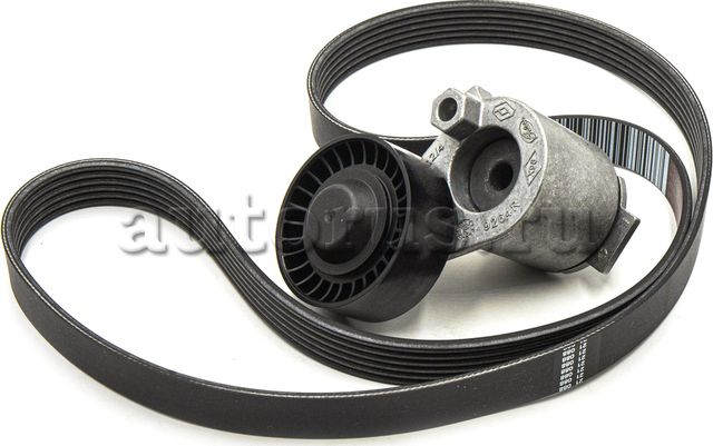 Натяжной ролик (натяжитель) приводного поликлинового ремня Renault. Артикул 117202506R