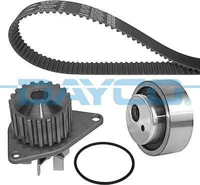 Помпа (водяной насос) с комплектом ремня ГРМ Dayco для Citroen Berlingo I 1996-2011. Артикул KTBWP1020