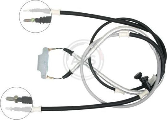 Трос ручника (тросик ручного тормоза) ABS задний для Opel Signum I 2003-2008. Артикул K17195