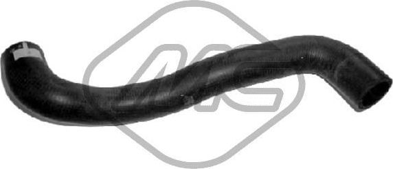 Патрубок радиатора (системы охлаждения) Metalcaucho верхний для Renault Scenic II 2003-2008. Артикул 09176