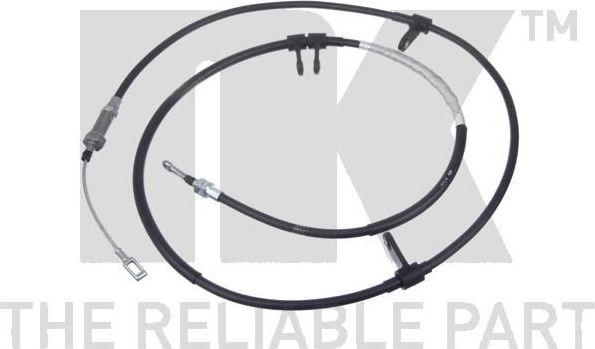 Трос ручника (тросик ручного тормоза) NK. Артикул 901969