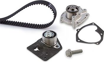 Помпа (водяной насос) с комплектом ремня ГРМ Gates PowerGrip® для Renault Master II 2001-2006. Артикул KP15552XS