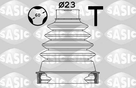 Пыльник ШРУСа внутренний Sasic для Citroen DS3 I 2009-2015. Артикул 1904042