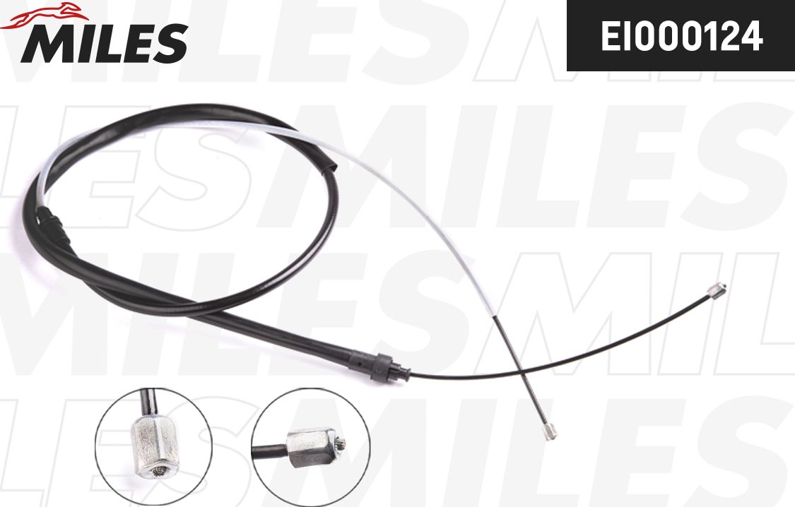 Трос ручника (тросик ручного тормоза) Miles. Артикул EI000124