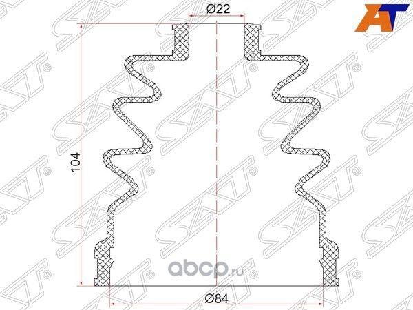 Пыльник шруса NISSAN AVENIRSUNNY B14B15BLUEBIRD (SAT). Артикул C1090