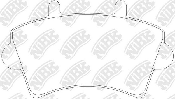 Тормозные колодки NiBK. Артикул PN0215