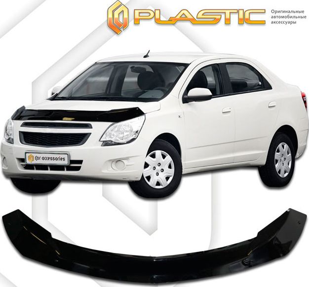 Дефлектор СА Пластик для капота (Classic черный) Ravon R4 2016-2026. Артикул 2010010112448