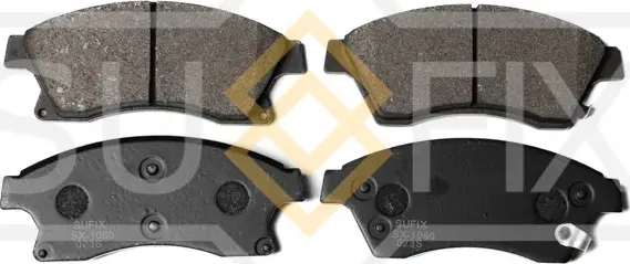 Колодки дисковые тормозные передние правые/левые CHEVROLET AVEO Hatchback (T300) (Sufix). Артикул SX1080
