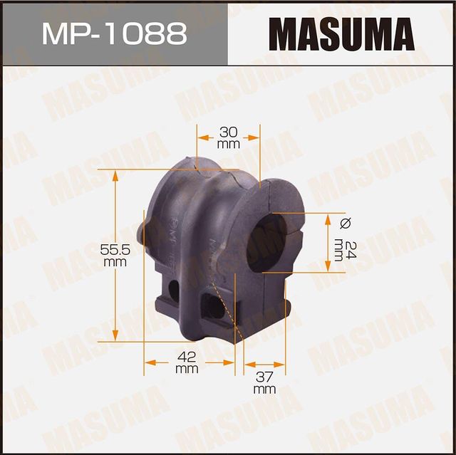 Втулки стабилизатора Masuma передние для Nissan Teana J32 2008-2013. Артикул MP-1088