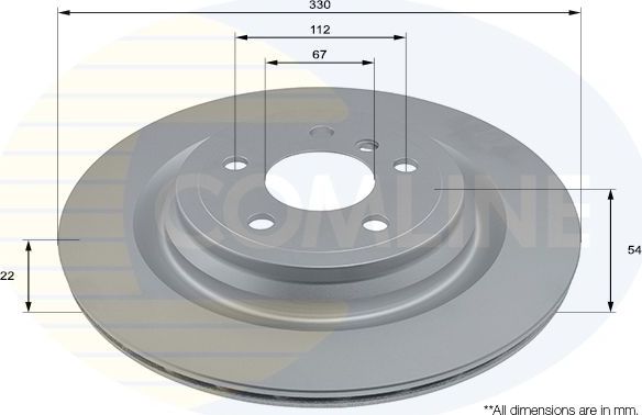 Тормозной диск Comline Comline. Артикул ADC2886V