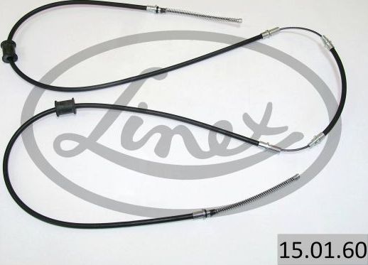 Трос ручника (тросик ручного тормоза) Linex задний для Ford Transit V 1994-2000. Артикул 15.01.60