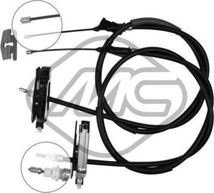 Трос ручника (тросик ручного тормоза) Metalcaucho для Ford C-MAX I 2003-2007. Артикул 81819