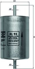 Топливный фильтр Mahle-Knecht. Артикул KL 95