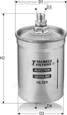 Топливный фильтр  Tecneco Filters. Артикул IN91