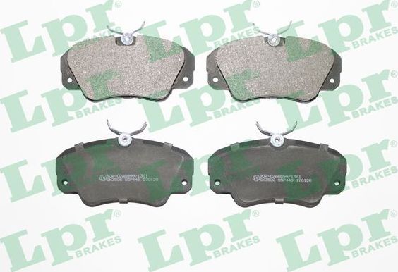 Тормозные колодки LPR. Артикул 05P449