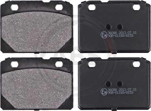 Тормозные колодки ABS передние для ВАЗ 2105 1981-2012. Артикул 36080