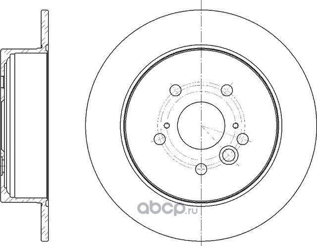 Диск тормозной (G-Brake). Артикул GR01596