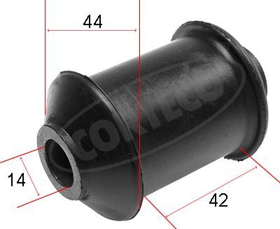 Сайлентблок переднего рычага подвески Corteco передний правый/левый для Ford Transit VI 2000-2006. Артикул 80000477