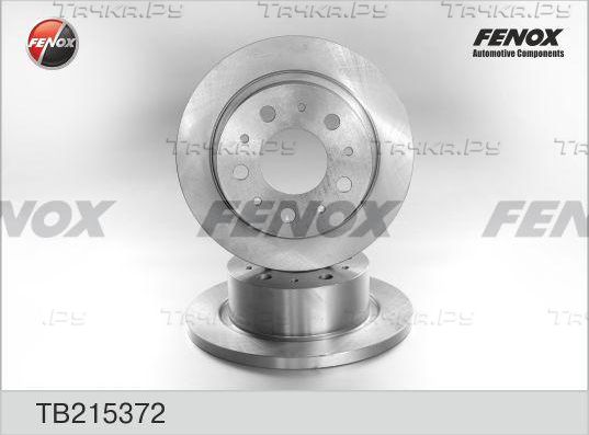 Тормозной диск Fenox задний для Fiat Ducato III 2006-2026. Артикул TB215372