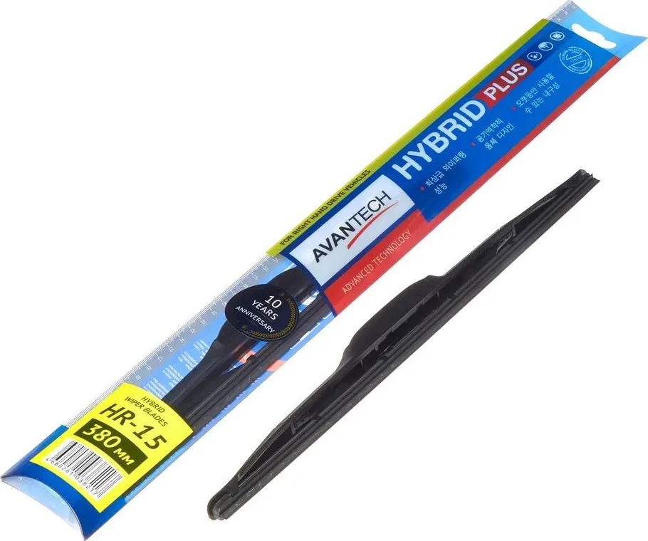 Щетка стеклоочистителя гибридная на правый руль Avantech Hybrid 380мм ( 15 ) Avantech. Артикул HR15