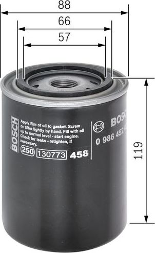 Масляный фильтр Bosch. Артикул 0 986 452 020