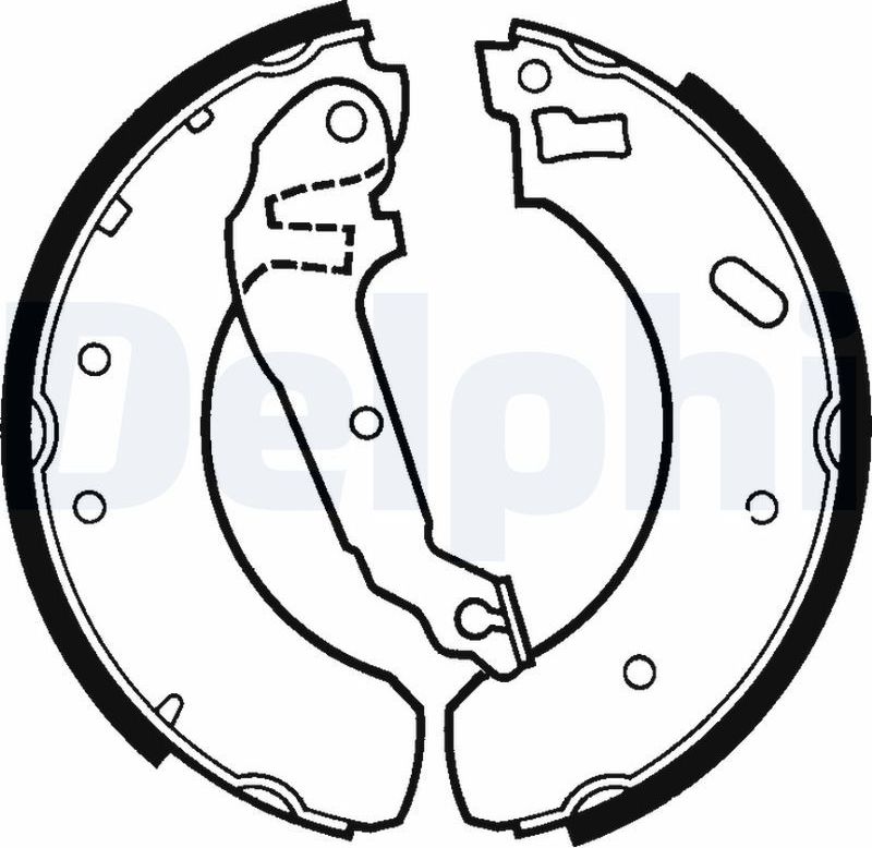 Тормозные колодки Delphi. Артикул LS1298