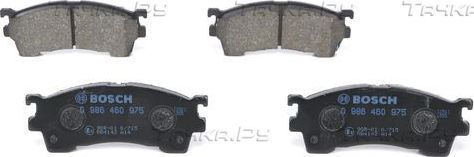 Тормозные колодки Bosch (Low-Metallic) передние для Mazda MX-6 1992-1997. Артикул 0 986 460 975