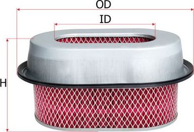 Воздушный фильтр Sakura. Артикул A-1070