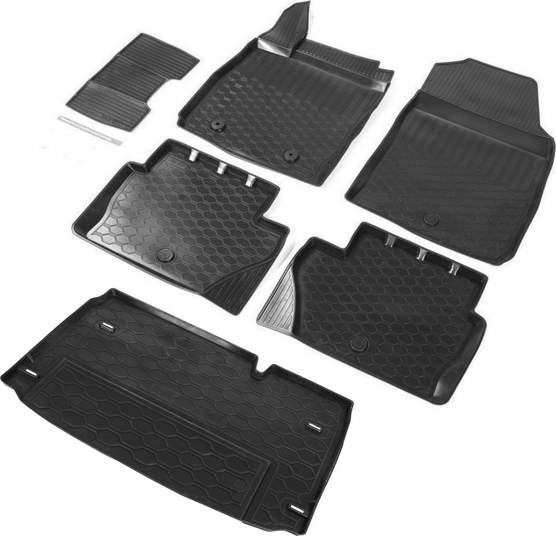 Комплект ковриков Rival для салона и багажника Ford EcoSport I рестайлинг 2017-2026. Артикул K11803003-1