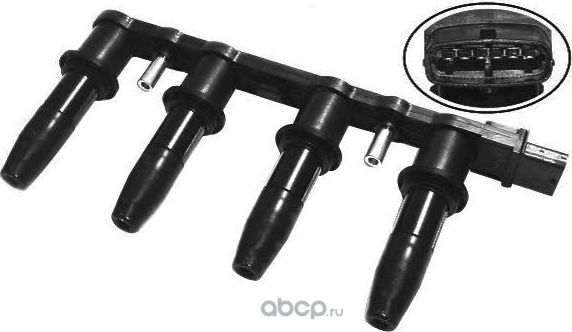 10480/1M_катушка зажигания!/ Opel Astra/Vectra/Zafira,Alfa Romeo 158/159 1.6-1.8 (Meat & Doria). Артикул 104801