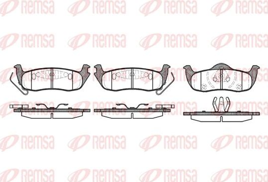 Тормозные колодки Remsa. Артикул 1106.10