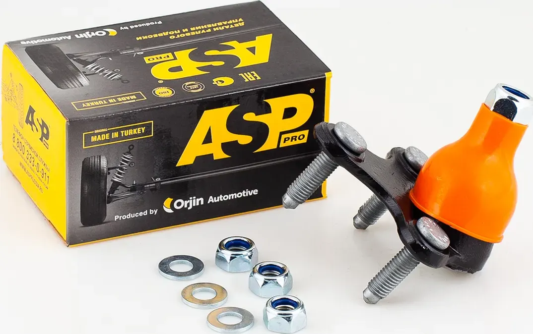 Шаровая опора левая (нижний рычаг) Volkswagen A3 Octavia II Golf V Passat B6 (ASP) ASP. Артикул RJ00036