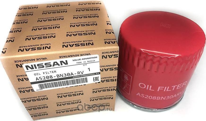 Масляный фильтр Nissan. Артикул A5208BN30ARV
