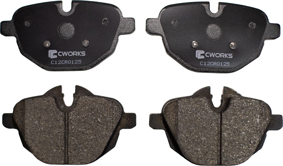 Колодки тормозные задние (Low Metallic) (Cworks). Артикул C12CR0125
