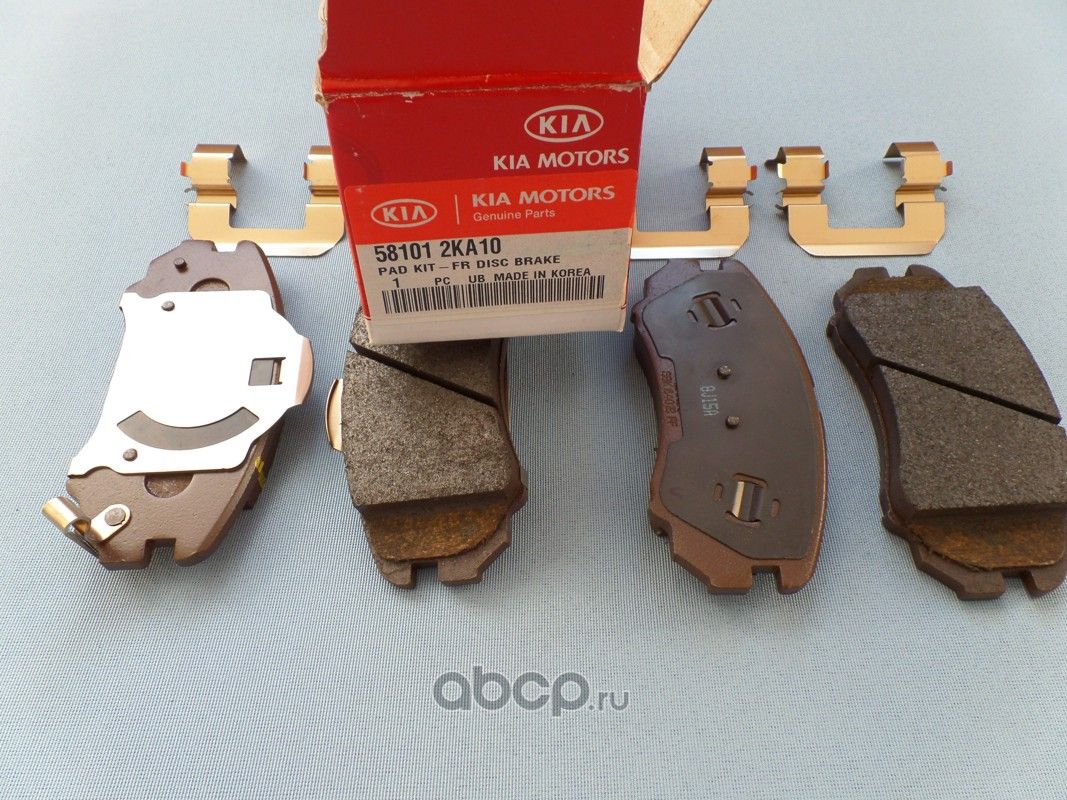 Тормозные колодки Hyundai / KIA. Артикул 581012KA10