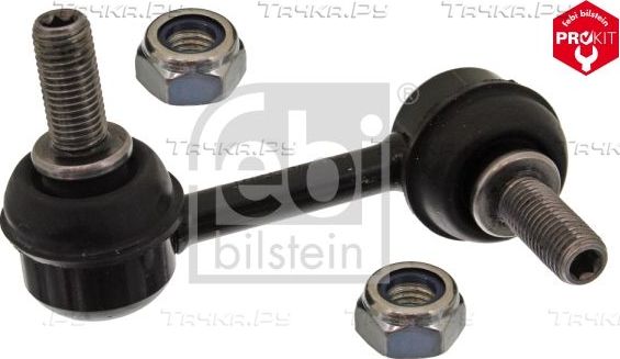 Стойка (тяга) стабилизатора Febi Bilstein (сталь) задняя правая для Honda Civic VII 2001-2005. Артикул 42081
