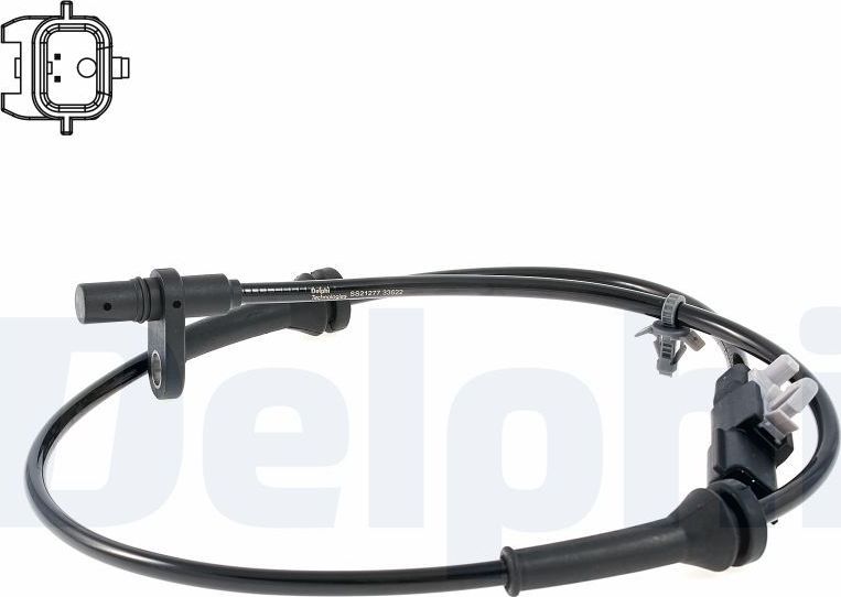 Датчик ABS Delphi. Артикул SS21277-12B1