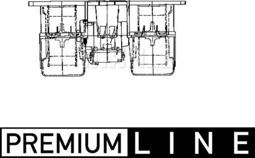 Вентилятор, мотор печки (отопителя) салона Mahle Premium для Mercedes-Benz Actros MP1 1996-2002. Артикул AB 36 000P