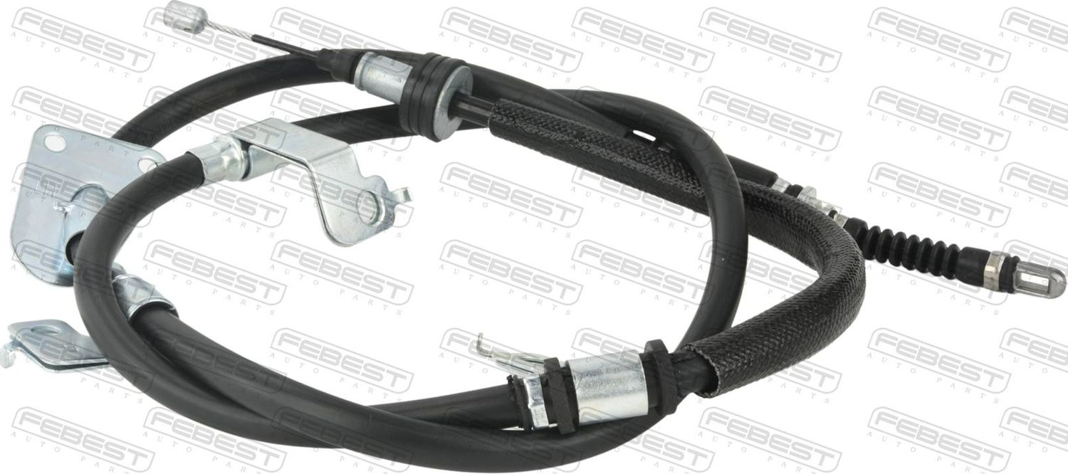 Трос ручника (тросик ручного тормоза) Febest. Артикул 12100-D7LH