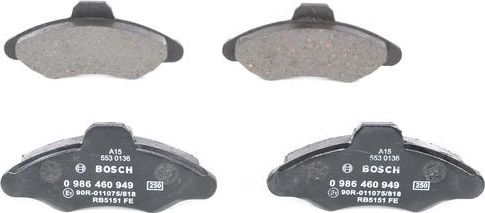 Тормозные колодки Bosch. Артикул 0 986 460 949