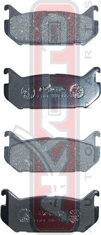 Тормозные колодки Akyoto Packing AKYOTO задние для Mazda MX-6 1992-1997. Артикул AKD-1164
