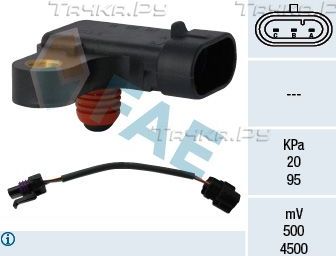 Датчик абсолютного давления (ДАД, MAP) FAE для Chevrolet Cruze I 2009-2015. Артикул 15122
