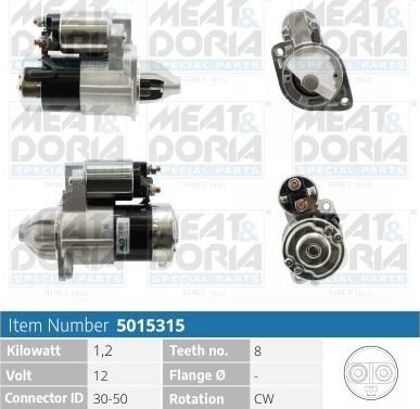 Стартер Meat & Doria для Hyundai Lantra II 1995-2000. Артикул 5015315