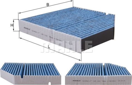 Салонный фильтр Mahle CareMetix®. Артикул LAO 1161