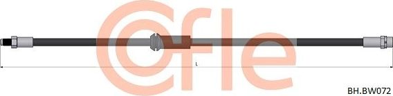 Тормозной шланг Cofle. Артикул 92.BH.BW072