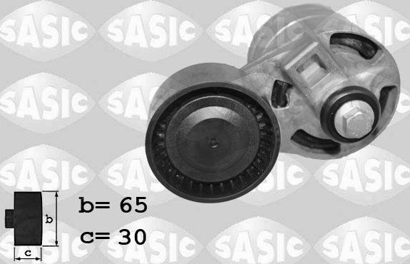 Натяжной ролик (натяжитель) приводного клинового зубчатого ремня Sasic. Артикул 1626182